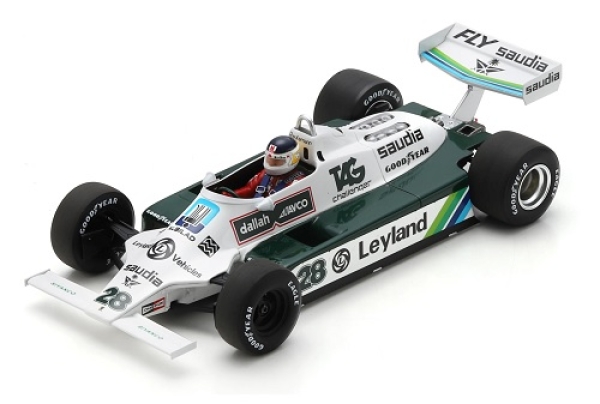 18S736 Williams FW07B #28 Winner Monaco GP 1980 Carlos Reutemann 1:18